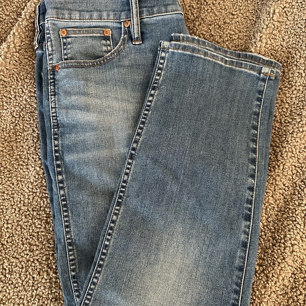 J crew modern slim straight ankle jeans